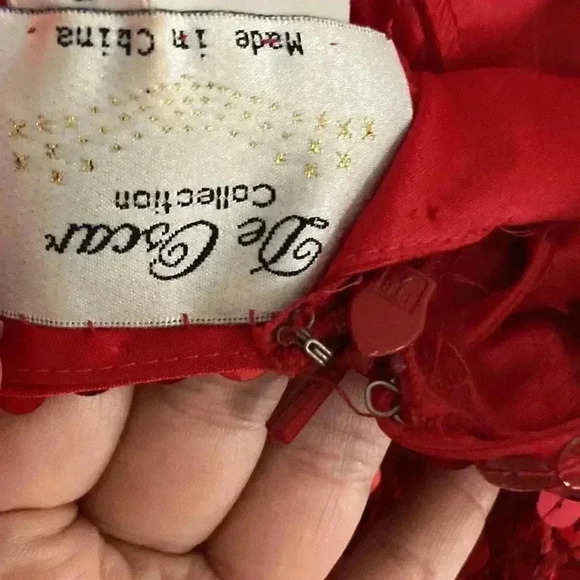 Red Sequin Dress - Picture 8 of 9